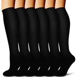 COOLOVER Compression Socks for Women and Men - Best for Circulation, Running, Athletic, Recover, Nurse, Travel
