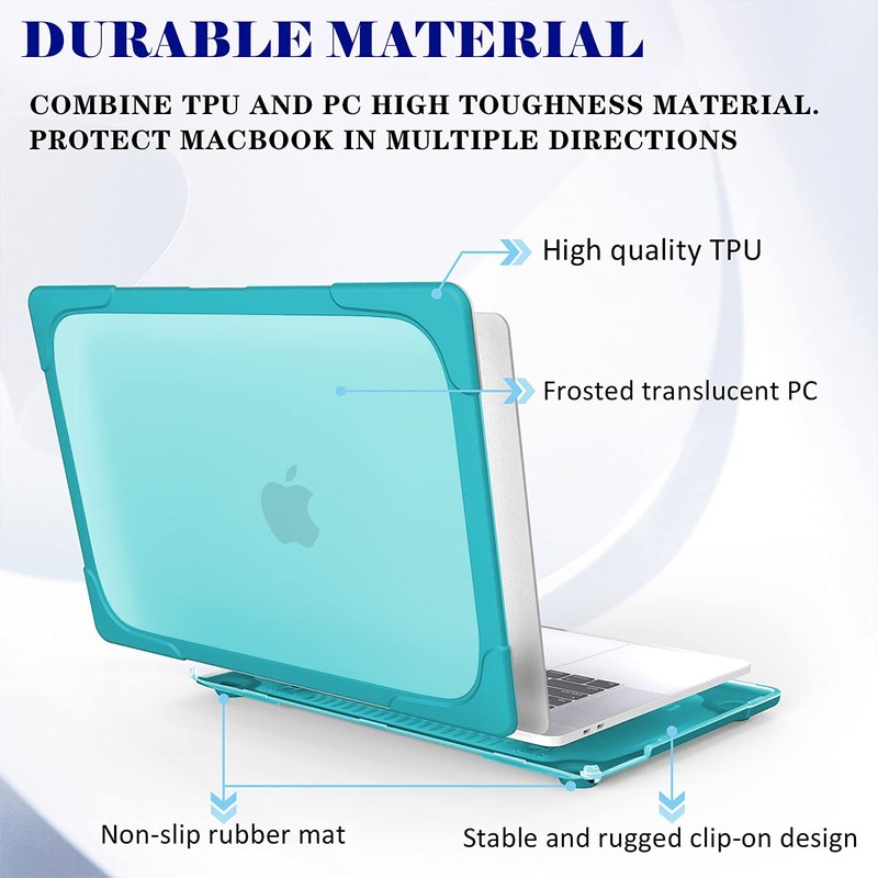Mektron for MacBook Air 13 inch Case A1466 A1369 (2010-2017