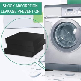 Shock Absorbing Washer Pads Pads Universal Anti-Vibration Pads for Washing Machine Fridge Washing Machine Dryer Treadmill Big Appliance Accessory (10 Pcs)
