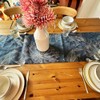 Savannah Tropical Rainforest Summer Lotus Flower Dining Table Runner For