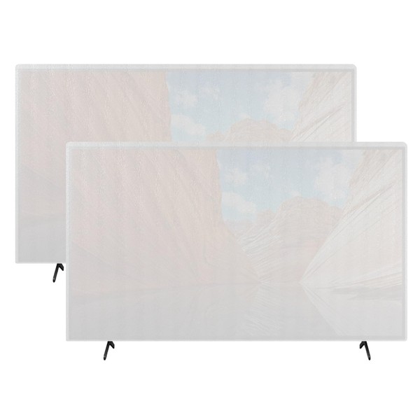 Bandelt 2 Pack Foam Flat Screen TV Cover for Moving