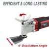 NEWONE Oscillating Tool 4 Amp Oscillating Multi-Tool Kit with 4°