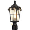 Slypadan Dusk to Dawn Outdoor Post Lights,Black Waterproof Lamp Post