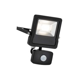 Saxby 78965 Surge PIR Sensor Matt Black IP44 Outdoor 20W LED Cool White Floodlight