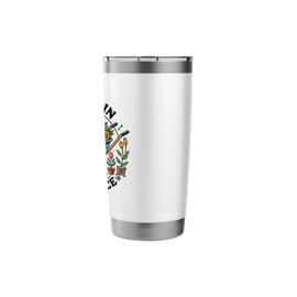 I'll Be in My Office Gardening Wheelbarrow Art Stainless Steel Insulated Tumbler