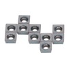 10 Pcs Carbide Milling Inserts Colourful Fine Finished CNC Lathe