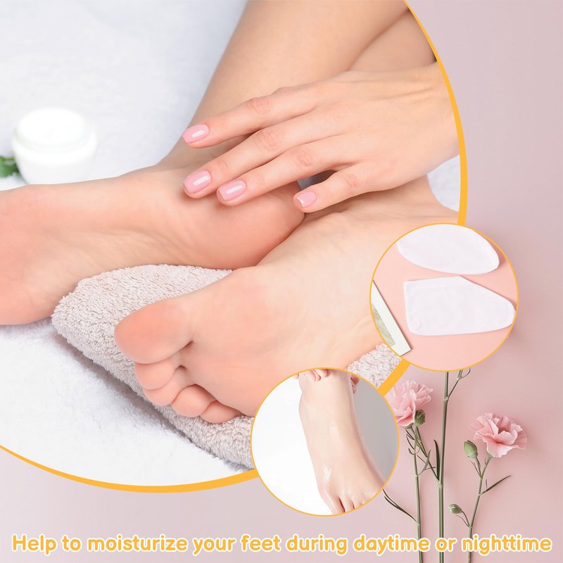 8 Pairs Moisturizing Socks Overnight, Lotion Socks for Dry Feet,