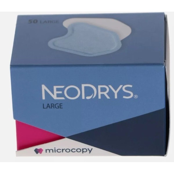 Microcopy Dental NeoDrys Large Blue Saliva Control 50/BX DYL Cotton