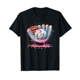 Baseball Ice Cream Drip Shirt Youth Respect The Drip T-Shirt