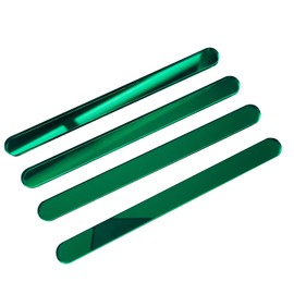 NUORUI 30 Pcs Reusable Acrylic Cakesicle Sticks, Mirror Popsicle Sticks for Party Favors (Green Mirror)