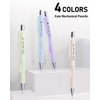 Four Candies Pastel Mechanical Pencil Set with Case, 4 x