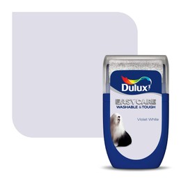 Dulux Easycare Washable & Tough Tester Paint, Violet White, 30 ml