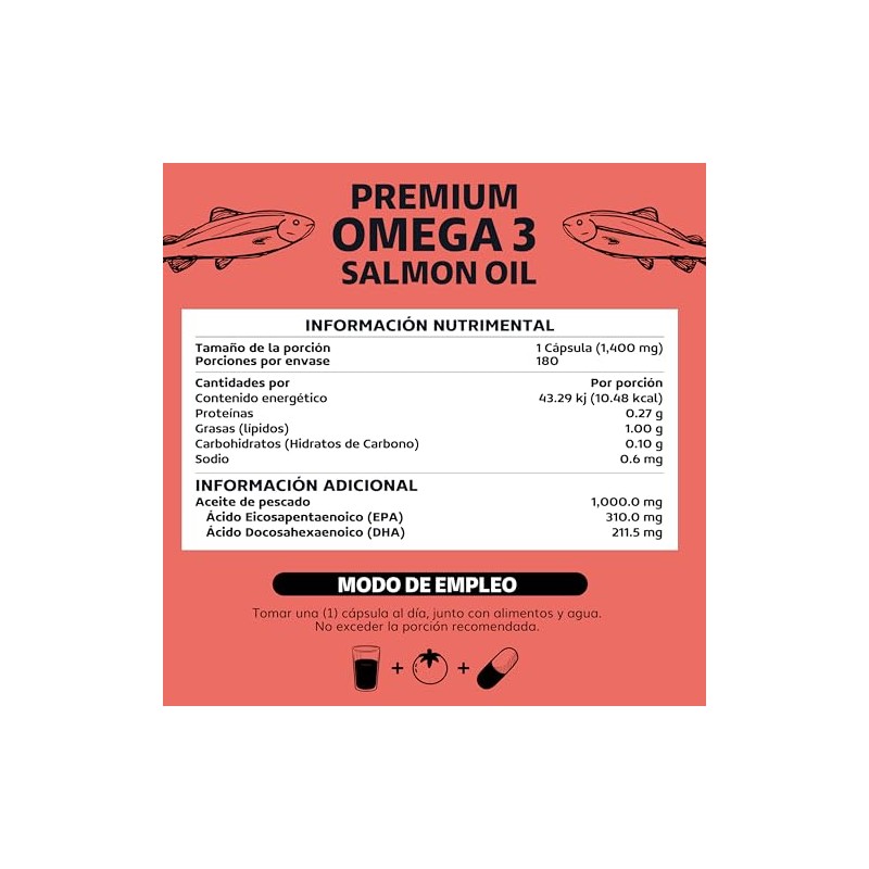 Beyond Vitamins Omega Salmon Oil Aceite Pescado Ultra Concentrado Ácido