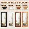 ABSWHLM Full Length Mirror 58"x24" – Solid Wood Frame, HD