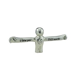 Pirantin I Love You This Much Figure - 13th Anniversary Unique Gift for Husband or Wife (ilytm13)