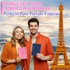 2 Pack Porta Pasaporte y Visa Mexicano para 2 Personas