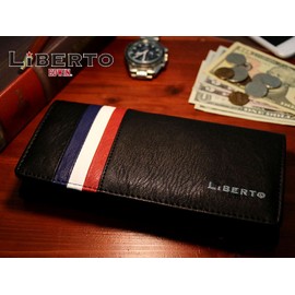 LIBERTO EDWIN, Wallet, Long Wallet, PU Leather, Tricolor, Men's - blk