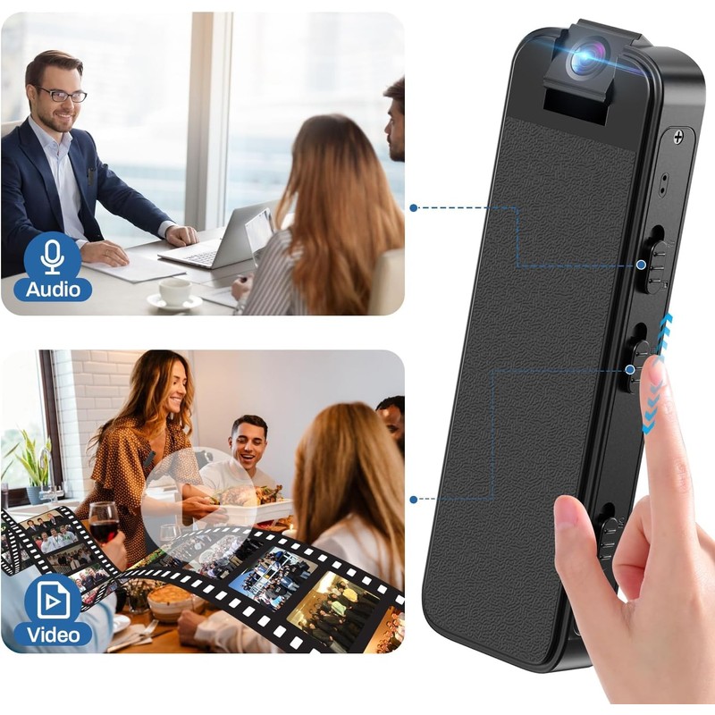 RigWig HD 1080P Noise Reduction Camera, 180° Rotatable Lens Body
