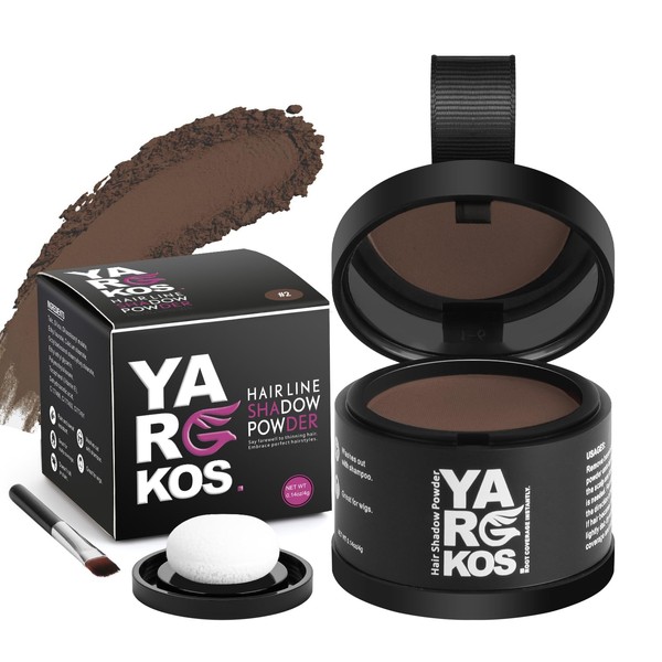 Yargkos Invisible Roots Powder, Instant Effect Hairline Powder, Women Waterproof