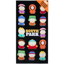 South Park Beach Towel for Adults Teens Soft Absorbent Bath Shower Gym Swimming Towel 100% Cotton Stan Kyle Cartman Kenny Holiday Essentials 140x70cm