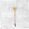 VILLFUL Golden Brass Gorilla Head Wall Hook Playful Animal Coat