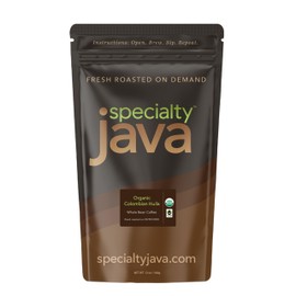 Organic Colombian Huila: 12 oz Whole Bean, Fresh Roasted Personally for You on Order & Shipped Direct, Medium Roast, Fair Trade Certified, 100% Arabica Specialty Coffee, Read About Below