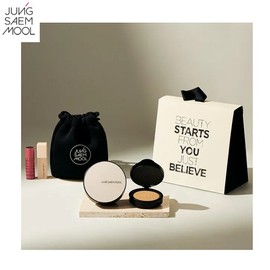 JUNG SAEM MOOL Skin Nuder Cushion + Concealer + Mini Tint + Pouch Set 6items, Cushion#$%Mini Tint:Fair Pink-Pink Mauve
