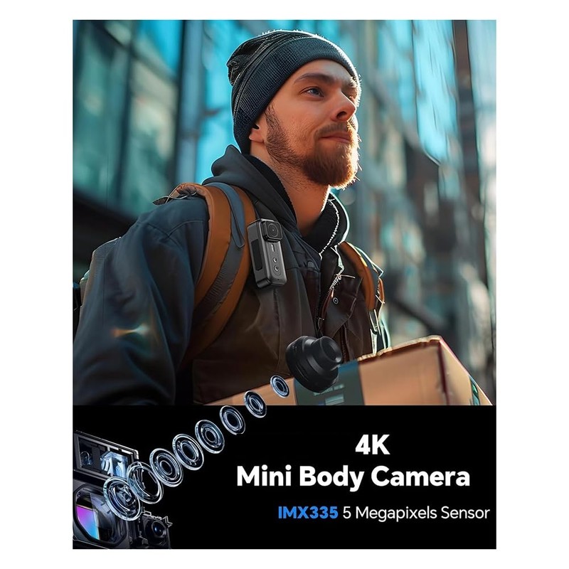 Byttlerom 1080P Body Camera,Video Recording Dash Camera, Small and Compact,