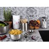 Excelsa Roll Holder, Stainless Steel, Silver, 15 x 30 cm