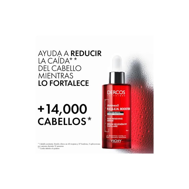 Vichy Dercos Booster Sérum Capilar Anti Caída Dermatológico 90ml