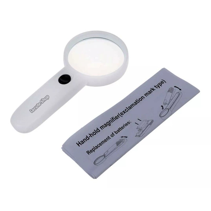 Glass Lupa Luminosa Led Joyero Con Luz Joya Leer Lente