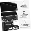 ULTECHNOVO Vehicle-Mounted Tissue and Cup Holder Storage Box Multifunctional Car