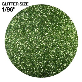 TORC Lime Green Fine Glitter 4 oz Glitter Powder for Tumblers Resin Crafts Slime Cosmetic Nail Painting St Patrick's Day Decor