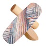 Wooden Balance Board with Cork Roller, 31.5 x 11.8 inch