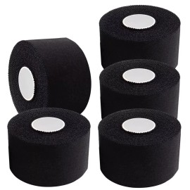 Tape (5 Pack) Black Athletic Sports Tape Very Strong, Adhesive and,Hypoallerg