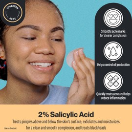 Oxy 3-IN-1 Acne Facial Cleansing Pads, Maximum Strength 2% Salicylic Acid Stubborn Acne Treatment, Controls Oil, Unclogs Pores, Smooths & Brightens Skin, Dermatologist Recommended, 90 Pads