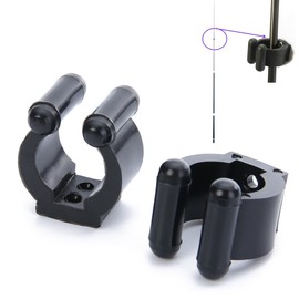 Baluue Clip Fijador De Clubes De Billar Y Cañas De Pescar 10 Piezas DiseñO De Pared Soporte Multifuncional Y Seguro Ideal para Ahorro De Espacio