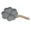 Egg Frying Pan Nonstick Heart Shaped 4 Cup Uniform Heating