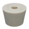 Rubber Stopper- Size 8- Drilled