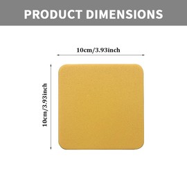 6 PCS Double Color Cup Coasters (Pink Grey)