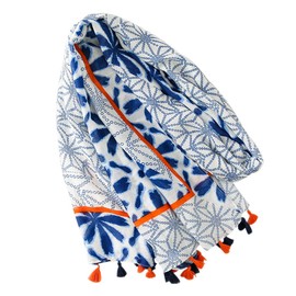 FAIRYGATE Scarves Women's Cuddly Warm and Beautiful Girls Poncho with Various Patterns XXL Scarves, D34226