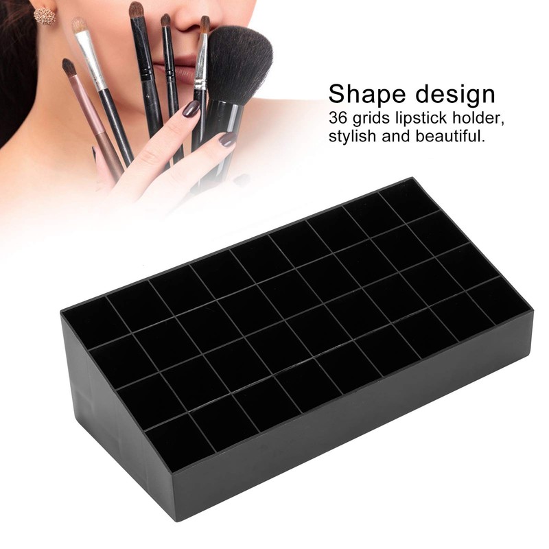 Tyenaza 36 Grids Makeup Storage Box, Lipstick Organizer Storage Box