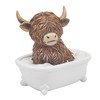 L & P Home & Gifts Highland Cow Soaking, One