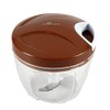 Pearl Metal Minced Chopper Big Size Brown Easy Just Pull