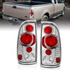 AmeriLite Chrome Euro Tail Lights for Ford F-Series - Passenger