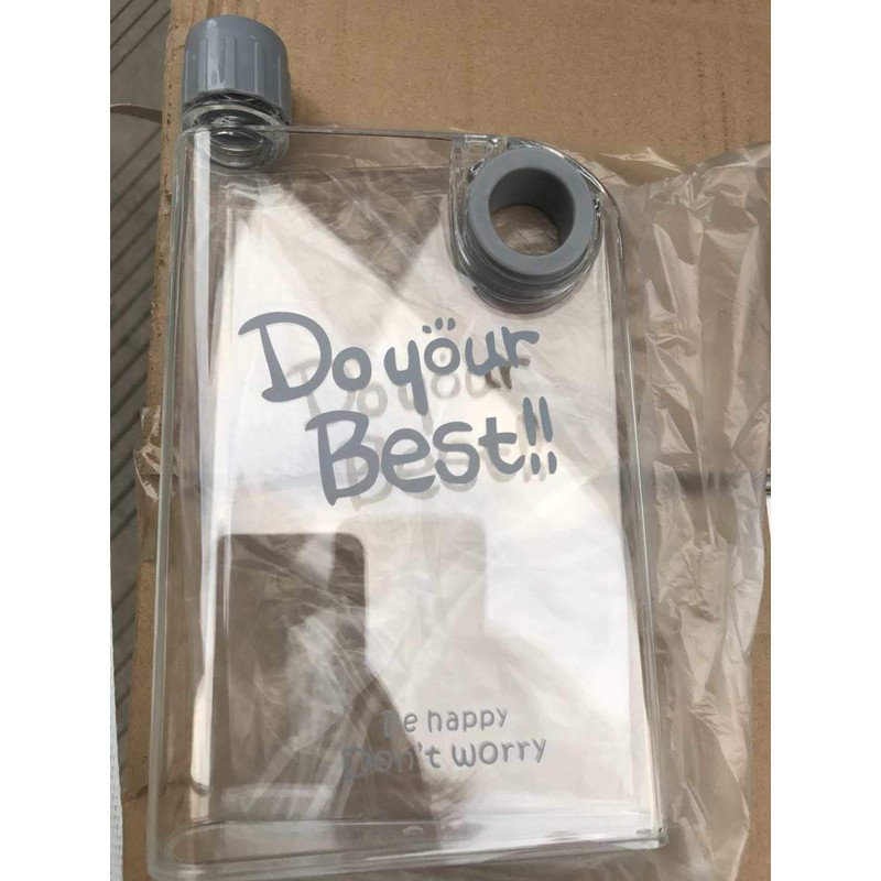 GS1 A5 Notebook water bottle (Black)