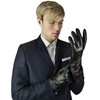 CANDOR AND CLASS Men's Premium Sheepskin Cashmere Lined Leather Gloves
