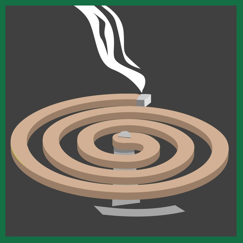 PIC CIT-COIL-4 Mosquito Repellent Citronella Coils,Multi