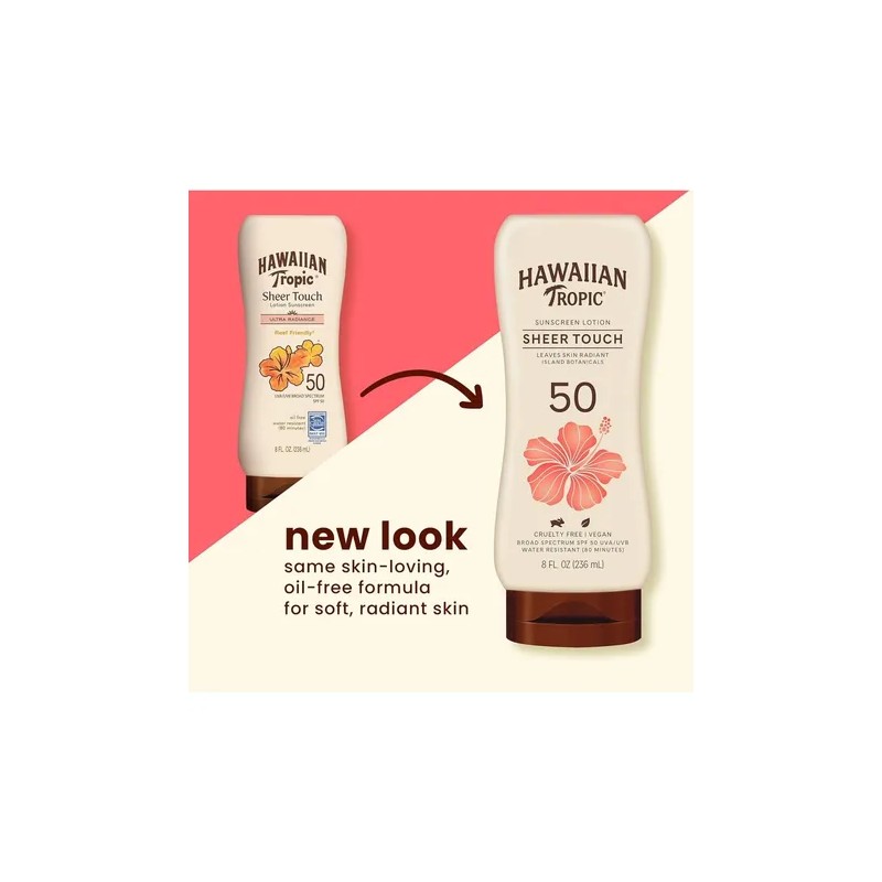 Loción Solar Hawaiian Tropic Sheer Touch SPF 50+ 240ml –