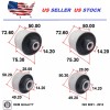 2MPLASTIC 4x Front Control Arm Bushing For NISSAN ALTIMA 07-13